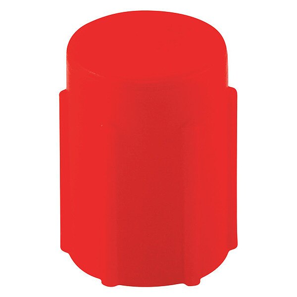 Sleeve Cap, Red, Low Density Polyethylene 7500 PK
