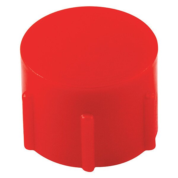 Sleeve Cap, Red, Low Density Polyethylene 3000 PK