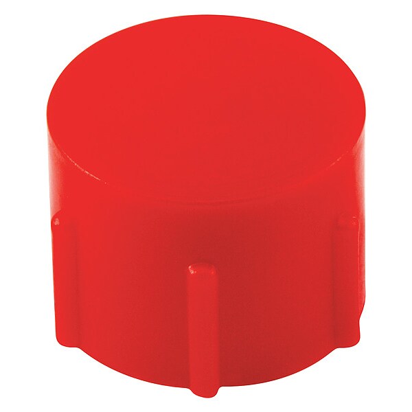 Sleeve Cap, Red, Low Density Polyethylene 2000 PK