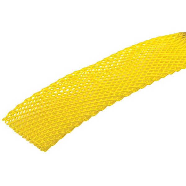Sleeve Web Netting, Yellow, Low Density Polyethylene 160 PK