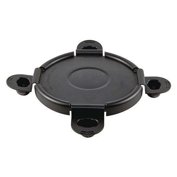 Toggle Lock FLG Protectors, Black, Low Density Polyethylene 80 PK