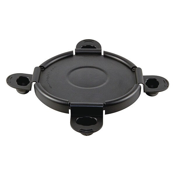Toggle Lock FLG Protectors, Black, Low Density Polyethylene 125 PK