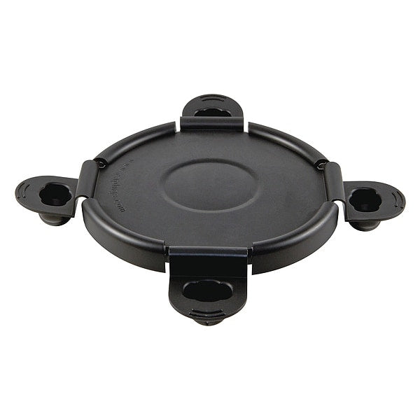 Toggle Lock FLG Protectors, Black, Low Density Polyethylene 75 PK