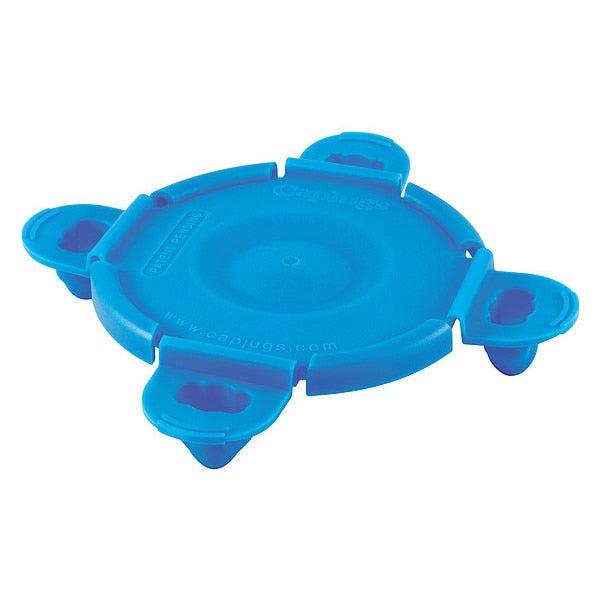 Toggle Lock FLG Protectors, Blue, Red, Low Density Polyethylene 100 PK