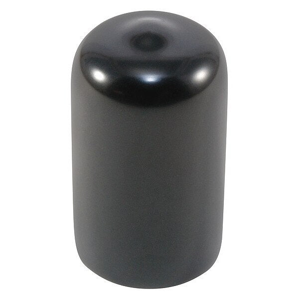 Vinyl Cap, Black, Vinyl 500 PK