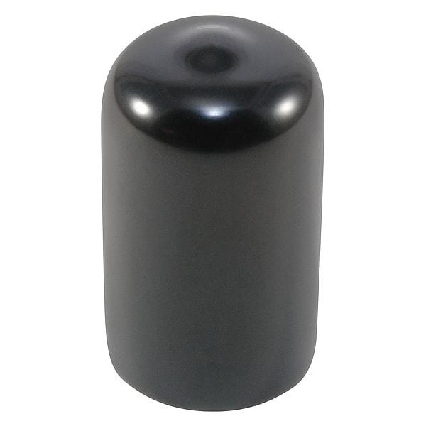 Vinyl Cap, Black, Vinyl 2500 PK