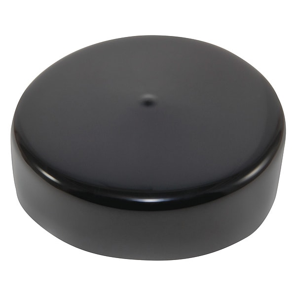 Vinyl Cap, Black, Vinyl 100 PK