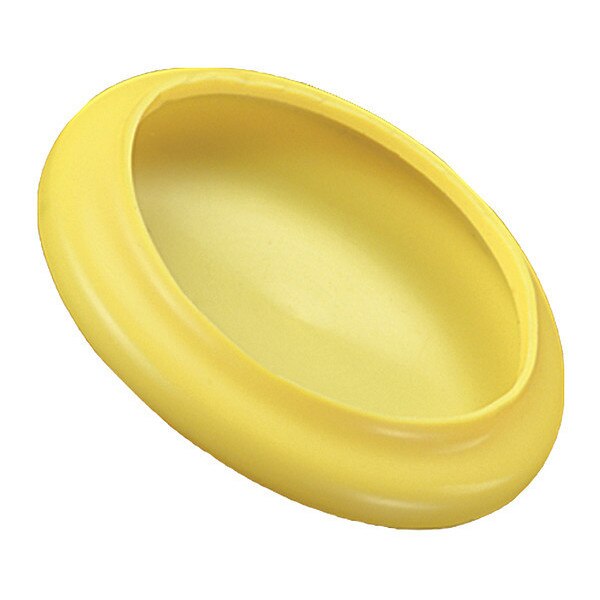 Vinyl Flange Cover, Yellow, Vinyl 20 PK