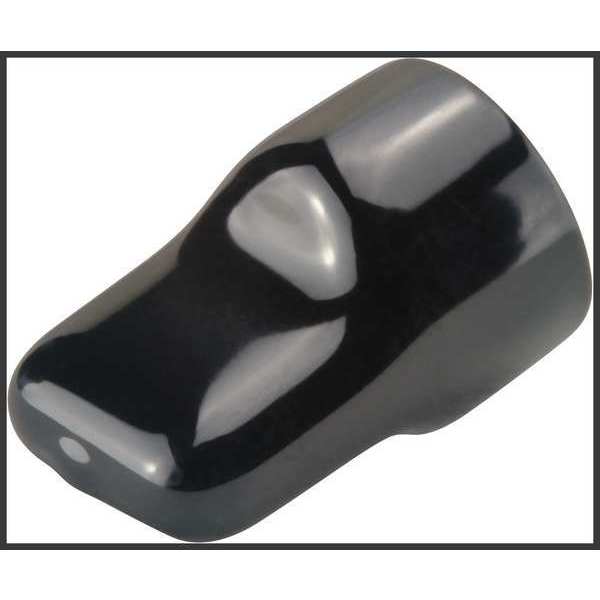 Vinyl Flat Pull-Tab Cap, Black, Red, Vinyl 300 PK