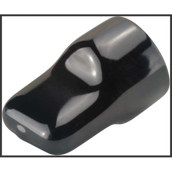 Vinyl Flat Pull-Tab Cap, Black, Red, Vinyl 400 PK