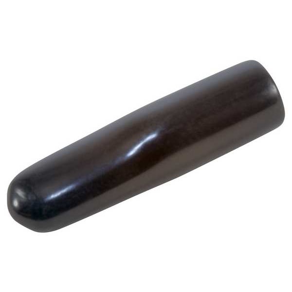 Vinyl Flat Pull-Tab Cap, Black, Red, Vinyl 5000 PK
