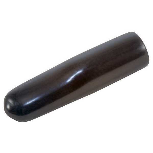 Vinyl Flat Pull-Tab Cap, Black, Red, Vinyl 5000 PK