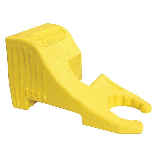 Door Wedge, Yellow, 4 in L, PK 6