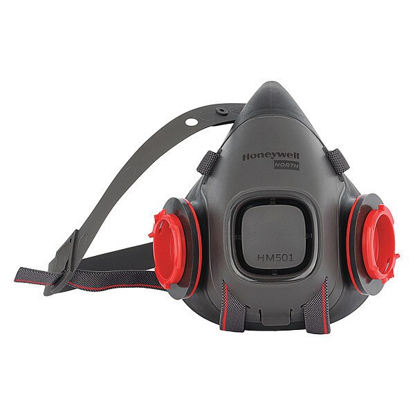 Half Mask Respirator, Black, S Mask Size