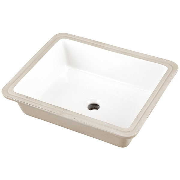 Bathroom Sink, 6-7/8 in Bowl Depth