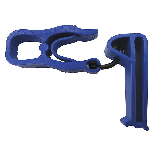 Glove Holder Clip, Belt Clip, Blue