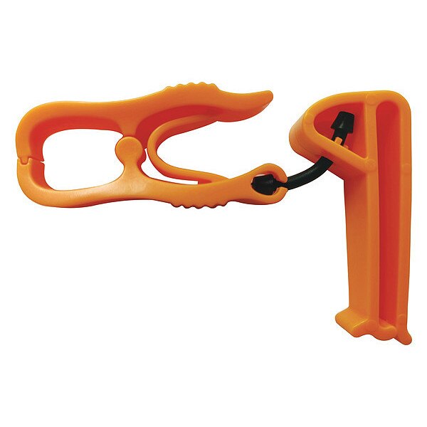 Glove Holder Clip, Belt Clip, Orange