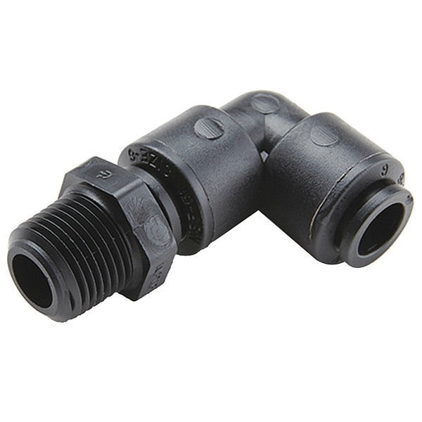 Kynar(R) Swivel Elbow, 1/4 in Tube Size