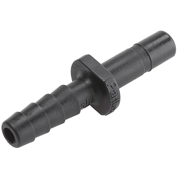 Kynar(R) Tube to Barb Connector, 3/8 in Tube Size