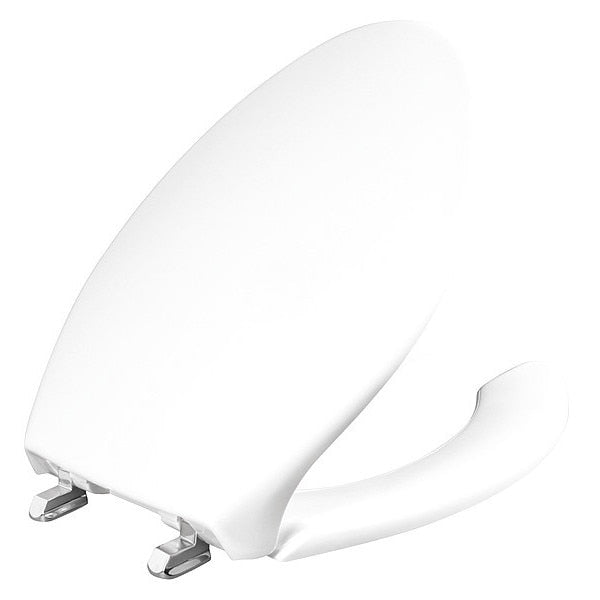Toilet Seat, Open Front, Standard, White