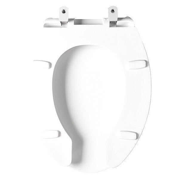 Toilet Seat, Open Front, Standard, White