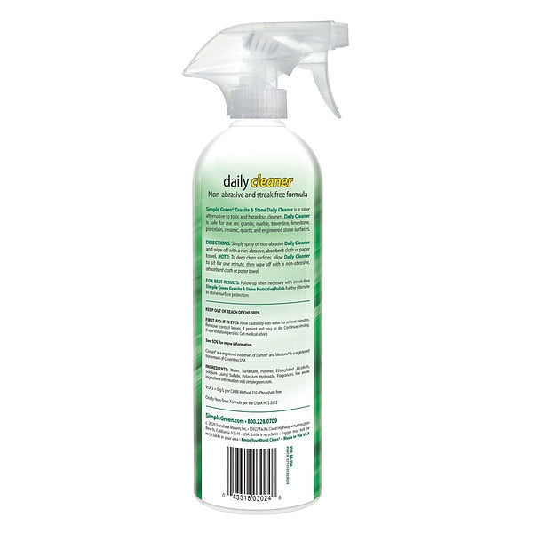 Granite and Stone Cleaner, Trigger Spray Bottle, 24 oz, Ready To Use