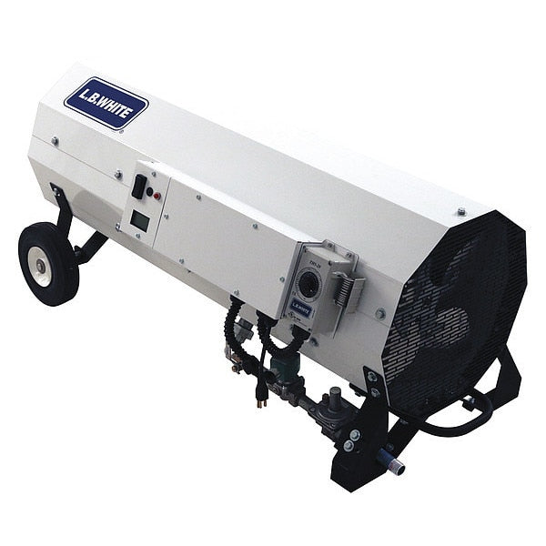 Portable Open Flame Gas Heater, 120V AC