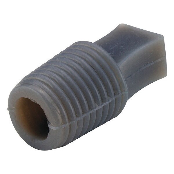 Ultrabake Flangeless Plug, Gray, Silicone 100 PK