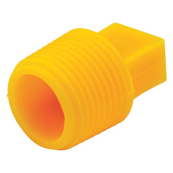 Ultrabake Flangeless Plug, Yellow, Silicone 50 PK