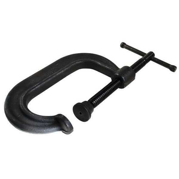 C-Clamp, 2 in Maximum Opening, Black