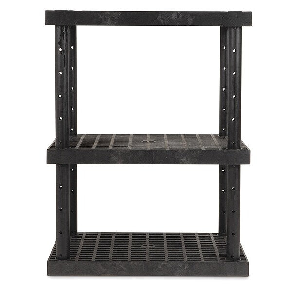 Plastic Shelving, 36 in W, Adjustable