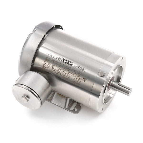 Washdown Motor, 1 HP, 1760,143TC, 230/460V