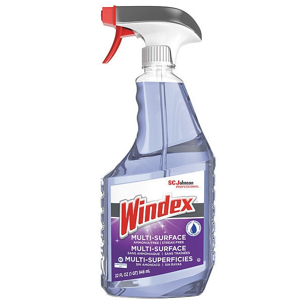 Glass Clnr, Trig Spray Btl, 32 oz, PK8