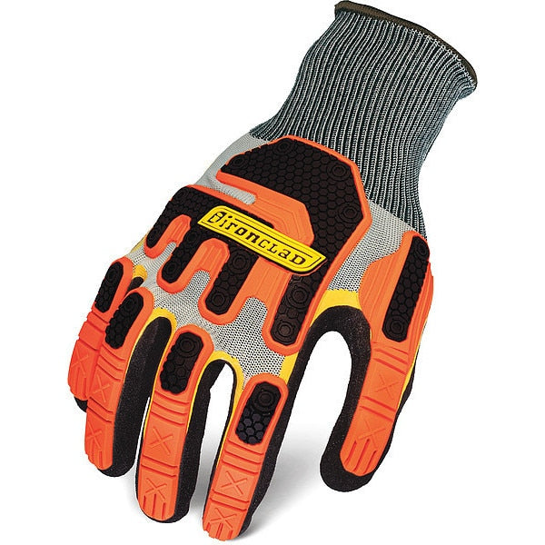 Knit Gloves, Full Finger Coverage, XL Sz