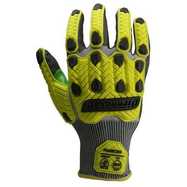 Mechanics Gloves, Full Finger, ANSI, 3XL, PR