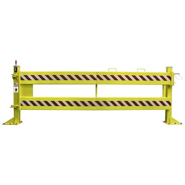 Safety Gate, Manual, Steel, 10 ft Gate W