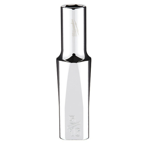 3/8 in. Drive 5/16 in. SAE 6-Point Deep Socket with FOUR FLAT Sides