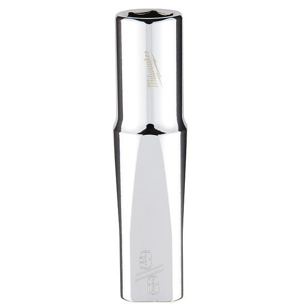 3/8 in. Drive 3/8 in. SAE 6-Point Deep Socket with FOUR FLAT Sides