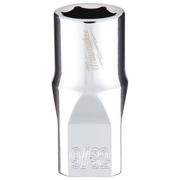 1/4 in. Drive 9/32 in. SAE 6-Point Socket with FOUR FLAT Sides