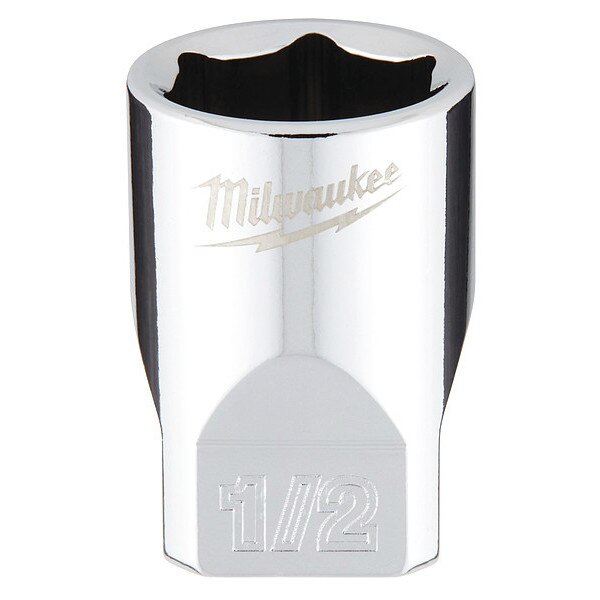 1/4 in. Drive 1/2 in. SAE 6-Point Socket with FOUR FLAT Sides