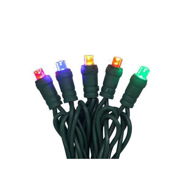 StringLights, 23.7ft, Button, 70LEDs, Multi