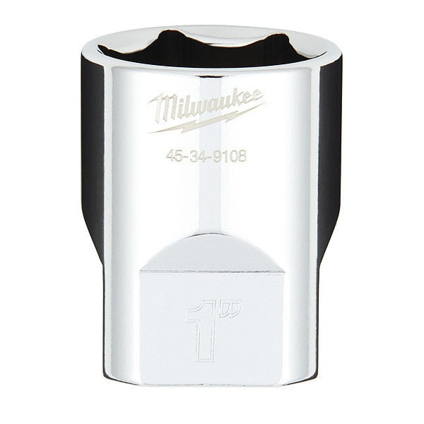 1/2 in. Drive 1 in. SAE 6-Point Socket with FOUR FLAT Sides