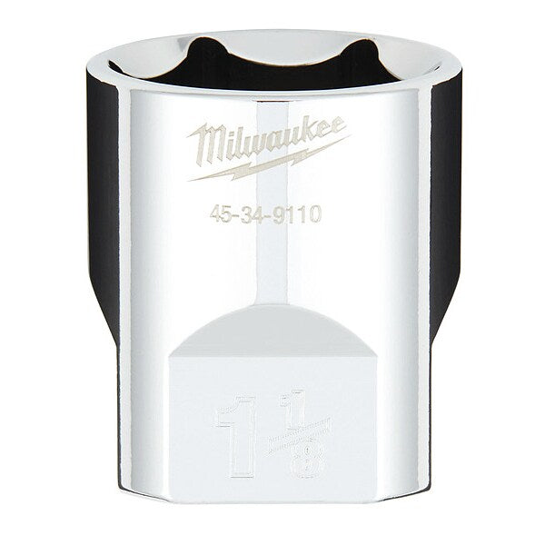 1/2 in. Drive 1-1/8 in. SAE 6-Point Socket with FOUR FLAT Sides