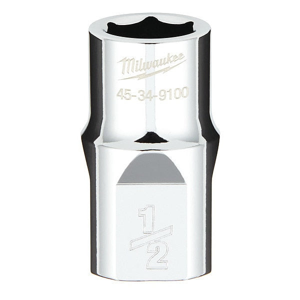 1/2 in. Drive 1/2 in. SAE 6-Point Socket with FOUR FLAT Sides