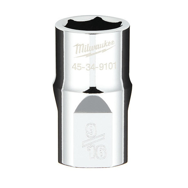 1/2 in. Drive 9/16 in. SAE 6-Point Socket with FOUR FLAT Sides