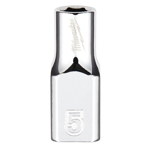 1/4 in. Drive 5mm Metric 6-Point Socket with FOUR FLAT Sides