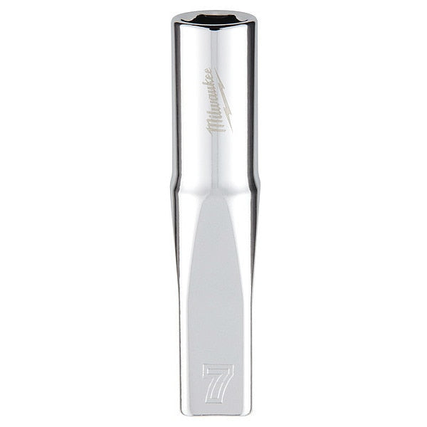 1/4 in. Drive 7mm Metric 6-Point Deep Socket with FOUR FLAT Sides