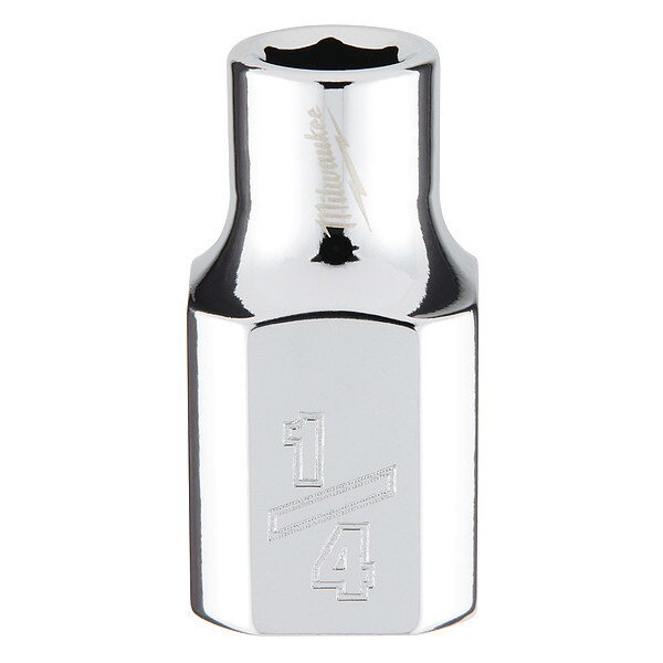 3/8 in. Drive 1/4 in. SAE 6-Point Socket with FOUR FLAT Sides