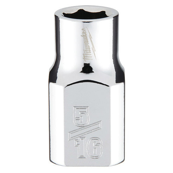 3/8 in. Drive 5/16 in. SAE 6-Point Socket with FOUR FLAT Sides