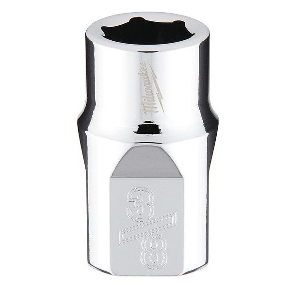 3/8 in. Drive 3/8 in. SAE 6-Point Socket with FOUR FLAT Sides
